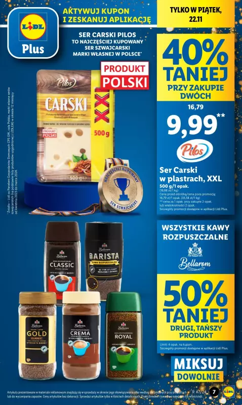 Lidl - gazetka promocyjna Oferta od czwartku od czwartku 21.11 do soboty 23.11 - strona 7