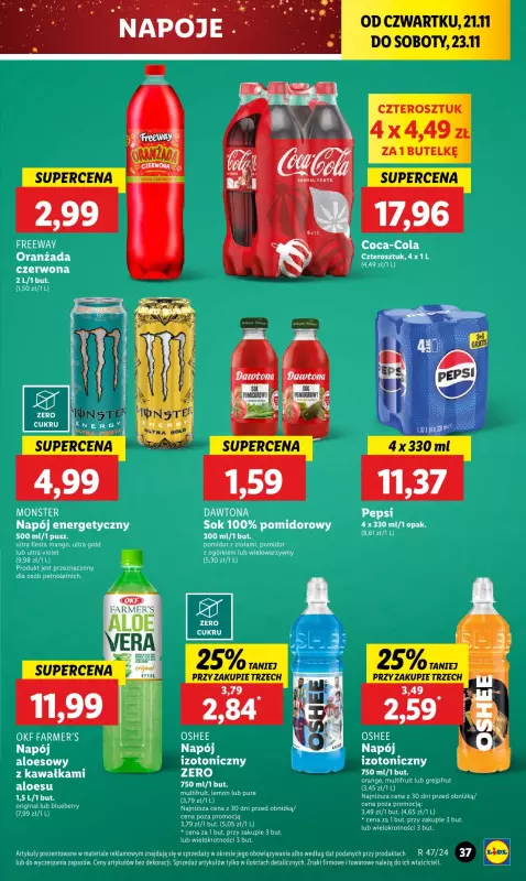 Lidl - gazetka promocyjna Oferta od czwartku od czwartku 21.11 do soboty 23.11 - strona 41