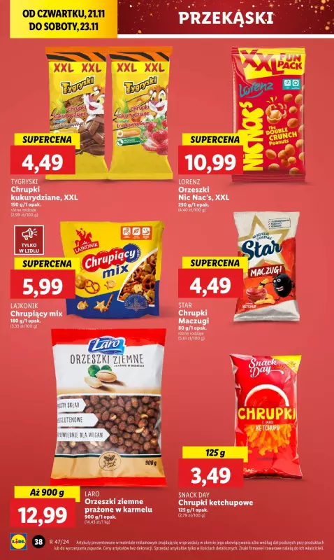 Lidl - gazetka promocyjna Oferta od czwartku od czwartku 21.11 do soboty 23.11 - strona 44