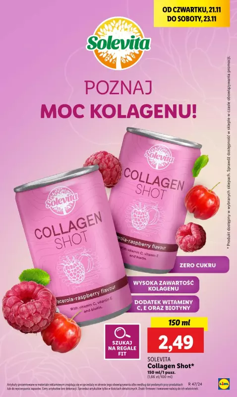 Lidl - gazetka promocyjna Oferta od czwartku od czwartku 21.11 do soboty 23.11 - strona 43