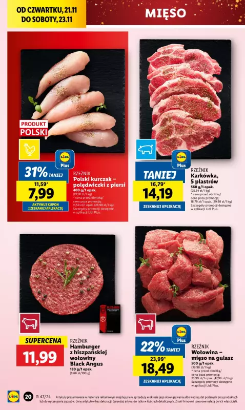 Lidl - gazetka promocyjna Oferta od czwartku od czwartku 21.11 do soboty 23.11 - strona 22