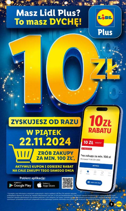 Lidl - gazetka promocyjna Oferta od czwartku od czwartku 21.11 do soboty 23.11 - strona 5