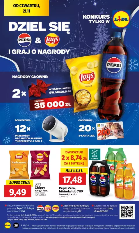 Lidl - gazetka promocyjna Oferta od czwartku od czwartku 21.11 do soboty 23.11 - strona 40