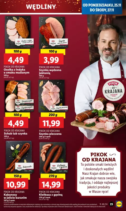 Lidl - gazetka promocyjna Oferta od poniedziałku od poniedziałku 25.11 do środy 27.11 - strona 27