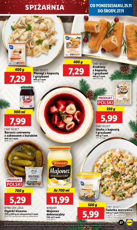 Lidl - gazetka promocyjna Oferta od poniedziałku od poniedziałku 25.11 do środy 27.11 - strona 29