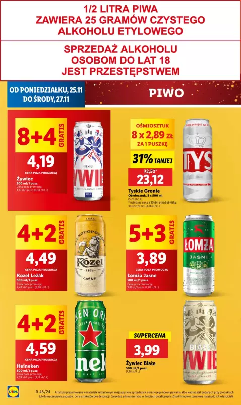 Lidl - gazetka promocyjna Oferta od poniedziałku od poniedziałku 25.11 do środy 27.11 - strona 54