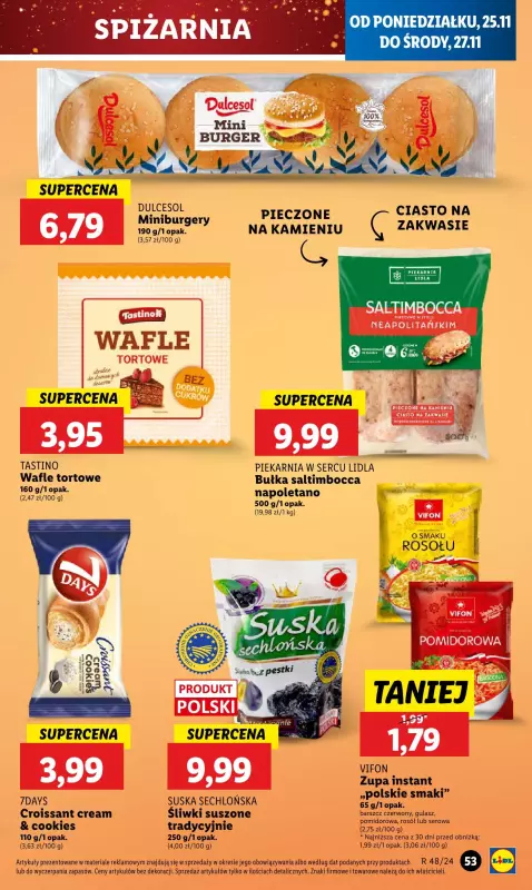 Lidl - gazetka promocyjna Oferta od poniedziałku od poniedziałku 25.11 do środy 27.11 - strona 57