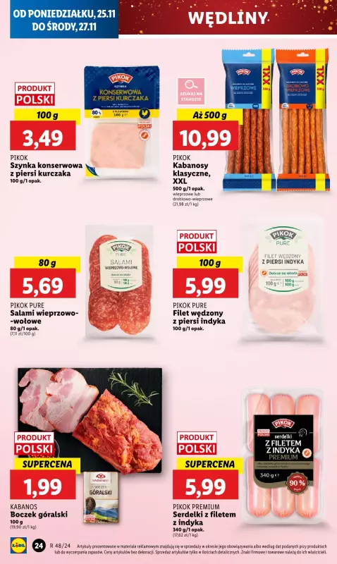 Lidl - gazetka promocyjna Oferta od poniedziałku od poniedziałku 25.11 do środy 27.11 - strona 26