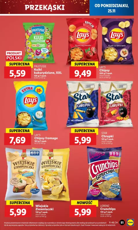 Lidl - gazetka promocyjna Oferta od poniedziałku od poniedziałku 25.11 do środy 27.11 - strona 53