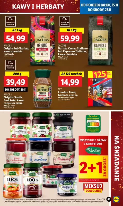 Lidl - gazetka promocyjna Oferta od poniedziałku od poniedziałku 25.11 do środy 27.11 - strona 43