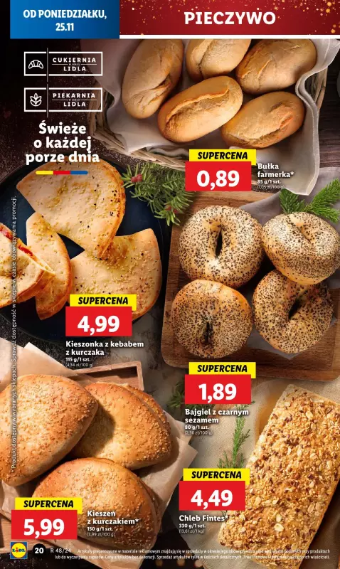 Lidl - gazetka promocyjna Oferta od poniedziałku od poniedziałku 25.11 do środy 27.11 - strona 22