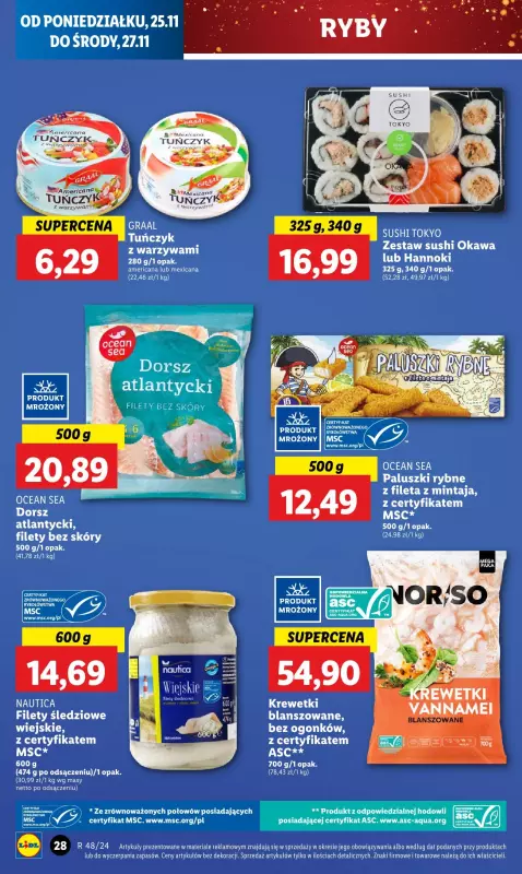 Lidl - gazetka promocyjna Oferta od poniedziałku od poniedziałku 25.11 do środy 27.11 - strona 30