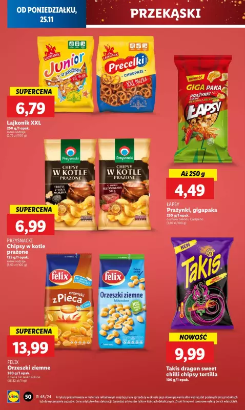 Lidl - gazetka promocyjna Oferta od poniedziałku od poniedziałku 25.11 do środy 27.11 - strona 52