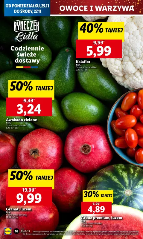 Lidl - gazetka promocyjna Oferta od poniedziałku od poniedziałku 25.11 do środy 27.11 - strona 18