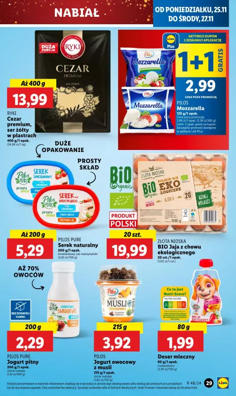 Lidl - gazetka promocyjna Oferta od poniedziałku od poniedziałku 25.11 do środy 27.11 - strona 31