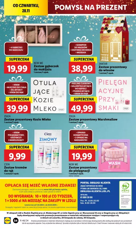 Lidl - gazetka promocyjna Oferta od czwartku od czwartku 28.11 do soboty 30.11 - strona 56