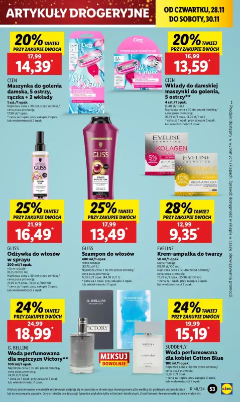 Lidl - gazetka promocyjna Oferta od czwartku od czwartku 28.11 do soboty 30.11 - strona 55