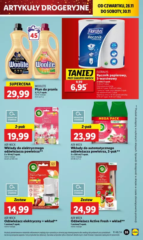 Lidl - gazetka promocyjna Oferta od czwartku od czwartku 28.11 do soboty 30.11 - strona 53