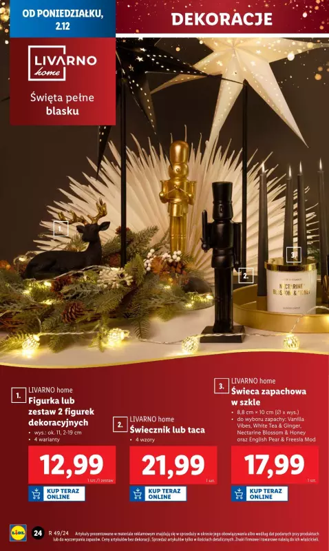 Lidl - gazetka promocyjna Katalog od poniedziałku 02.12 do soboty 07.12 - strona 24