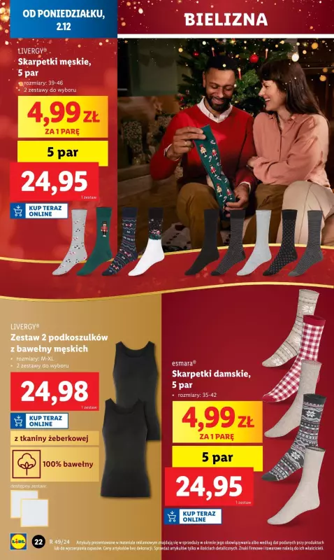 Lidl - gazetka promocyjna Katalog od poniedziałku 02.12 do soboty 07.12 - strona 22