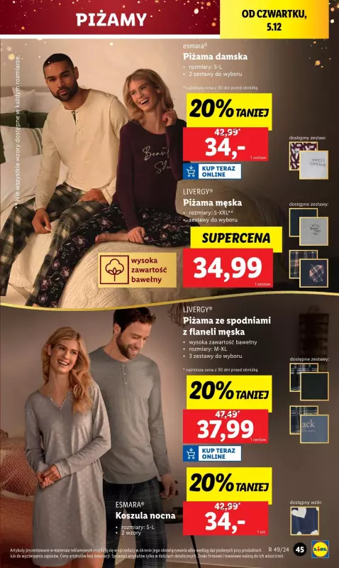 Lidl - gazetka promocyjna Katalog od poniedziałku 02.12 do soboty 07.12 - strona 49