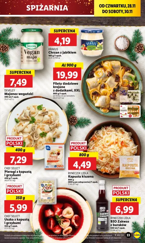 Lidl - gazetka promocyjna Oferta od czwartku od czwartku 28.11 do soboty 30.11 - strona 35