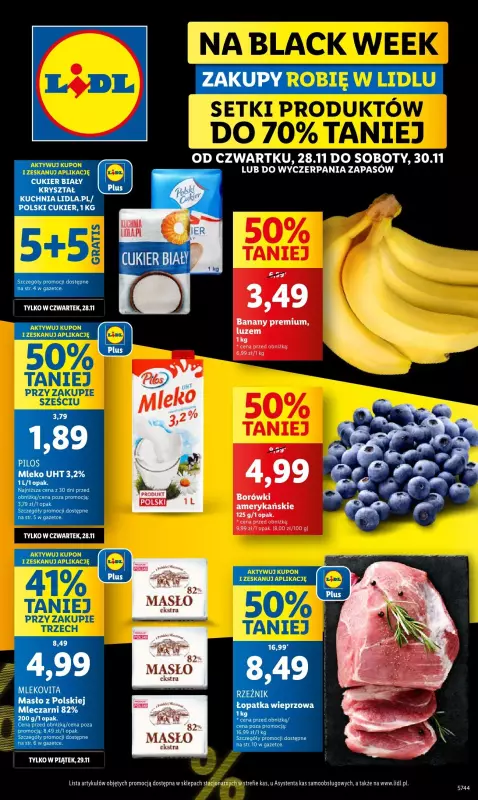 Lidl - gazetka promocyjna Oferta od czwartku od czwartku 28.11 do soboty 30.11