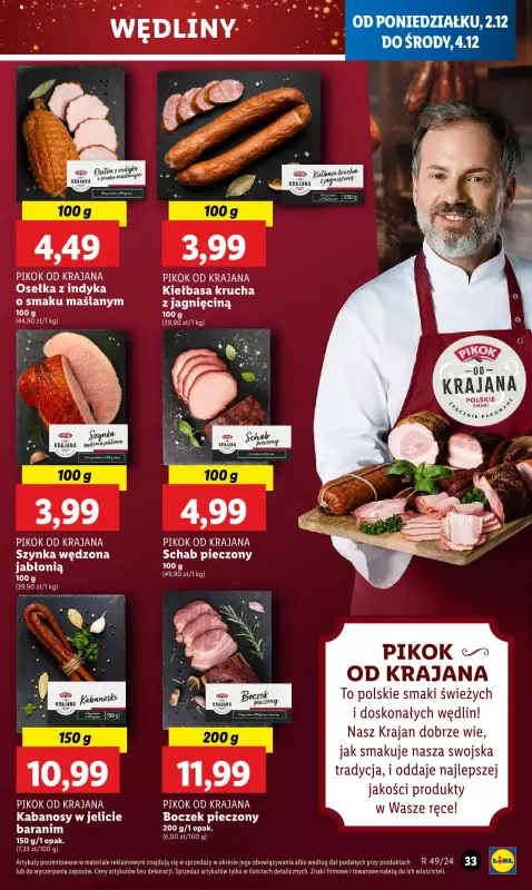 Lidl - gazetka promocyjna Oferta od poniedziałku od poniedziałku 02.12 do środy 04.12 - strona 35