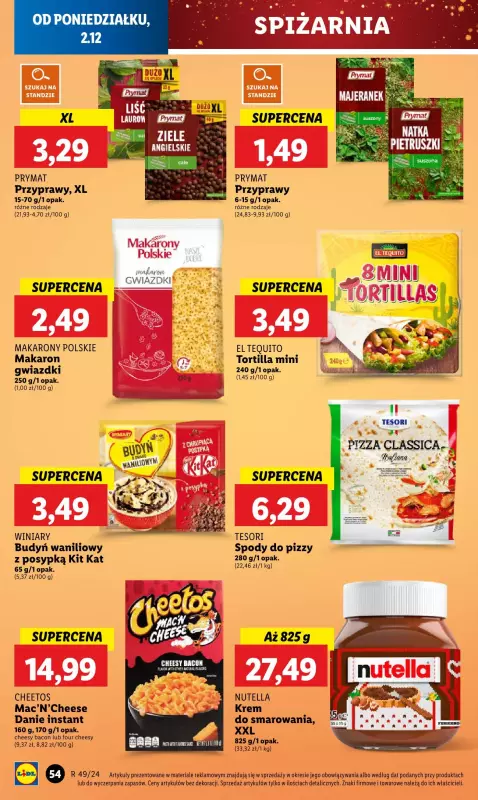 Lidl - gazetka promocyjna Oferta od poniedziałku od poniedziałku 02.12 do środy 04.12 - strona 58