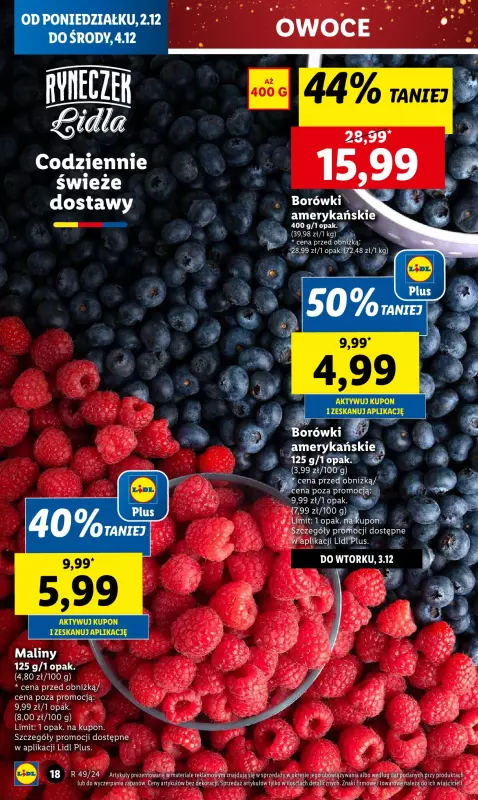 Lidl - gazetka promocyjna Oferta od poniedziałku od poniedziałku 02.12 do środy 04.12 - strona 20