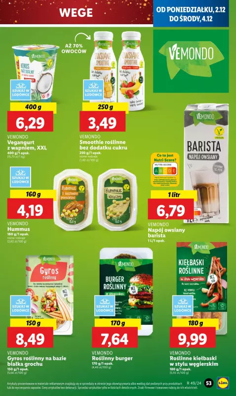 Lidl - gazetka promocyjna Oferta od poniedziałku od poniedziałku 02.12 do środy 04.12 - strona 57