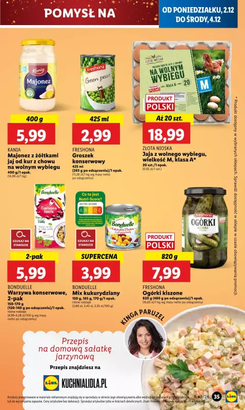 Lidl - gazetka promocyjna Oferta od poniedziałku od poniedziałku 02.12 do środy 04.12 - strona 37