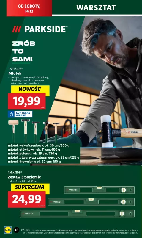 Lidl - gazetka promocyjna Katalog od poniedziałku 09.12 do niedzieli 15.12 - strona 50