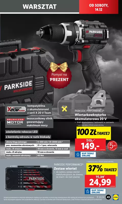 Lidl - gazetka promocyjna Katalog od poniedziałku 09.12 do niedzieli 15.12 - strona 47