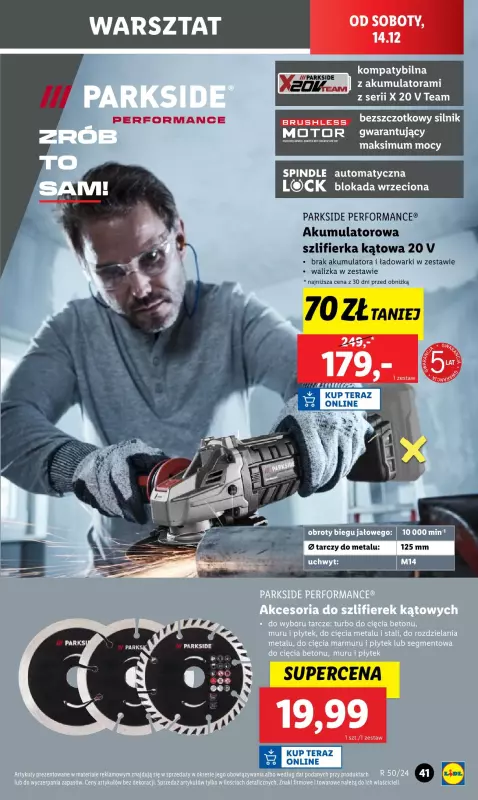 Lidl - gazetka promocyjna Katalog od poniedziałku 09.12 do niedzieli 15.12 - strona 45