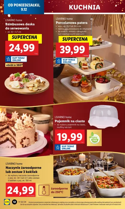 Lidl - gazetka promocyjna Katalog od poniedziałku 09.12 do niedzieli 15.12 - strona 12