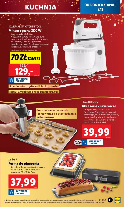 Lidl - gazetka promocyjna Katalog od poniedziałku 09.12 do niedzieli 15.12 - strona 13