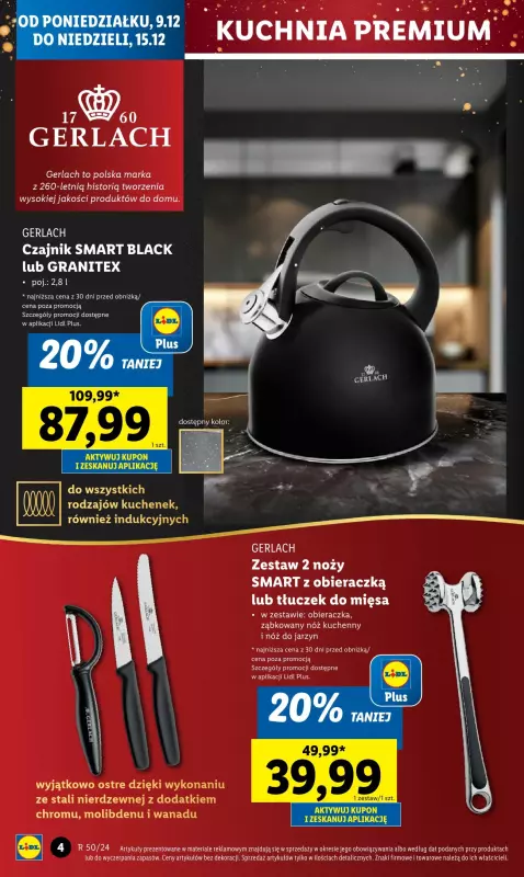 Lidl - gazetka promocyjna Katalog od poniedziałku 09.12 do niedzieli 15.12 - strona 4