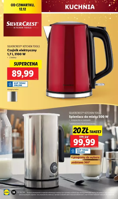 Lidl - gazetka promocyjna Katalog od poniedziałku 09.12 do niedzieli 15.12 - strona 40