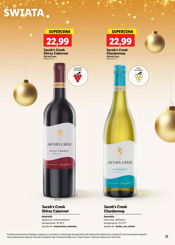 Lidl - gazetka promocyjna Katalog alkoholi mocnych i win  do soboty 04.01 - strona 17