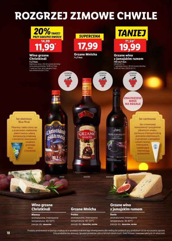 Lidl - gazetka promocyjna Katalog alkoholi mocnych i win  do soboty 04.01 - strona 18