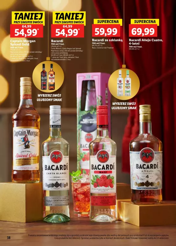 Lidl - gazetka promocyjna Katalog alkoholi mocnych i win  do soboty 04.01 - strona 38