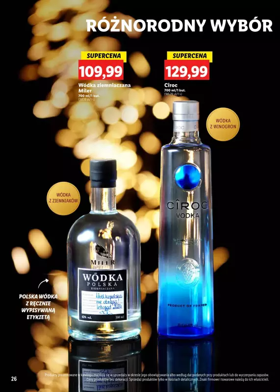 Lidl - gazetka promocyjna Katalog alkoholi mocnych i win  do soboty 04.01 - strona 26