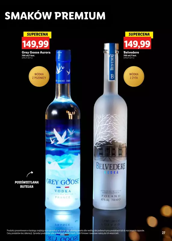 Lidl - gazetka promocyjna Katalog alkoholi mocnych i win  do soboty 04.01 - strona 27