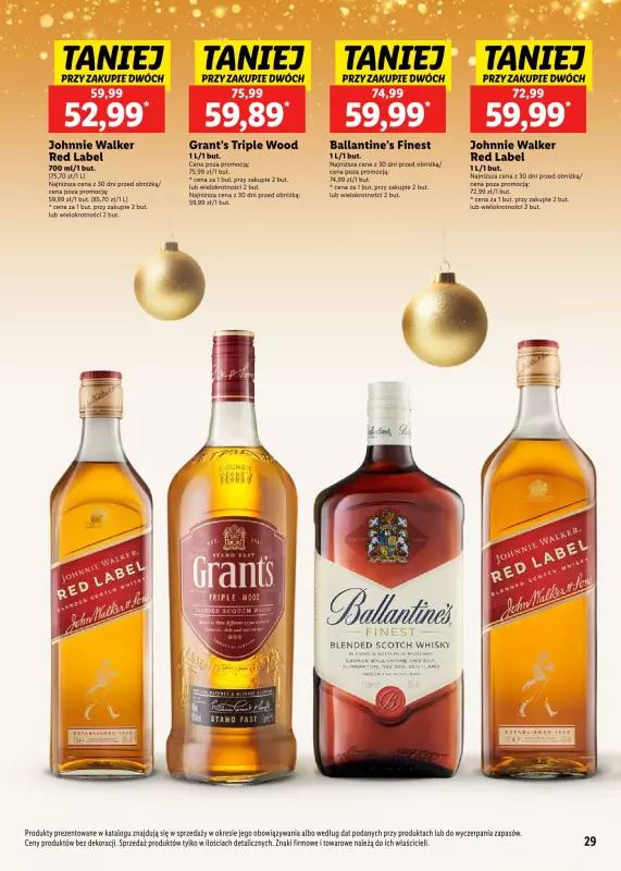 Lidl - gazetka promocyjna Katalog alkoholi mocnych i win  do soboty 04.01 - strona 29