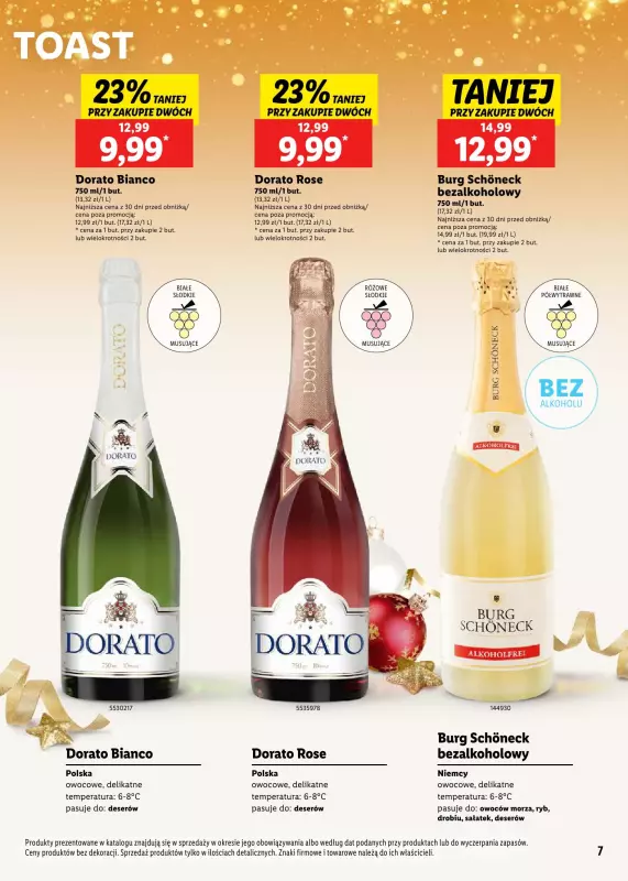 Lidl - gazetka promocyjna Katalog alkoholi mocnych i win  do soboty 04.01 - strona 7