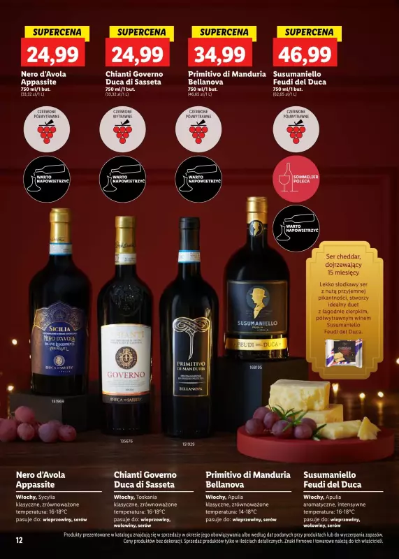 Lidl - gazetka promocyjna Katalog alkoholi mocnych i win  do soboty 04.01 - strona 12