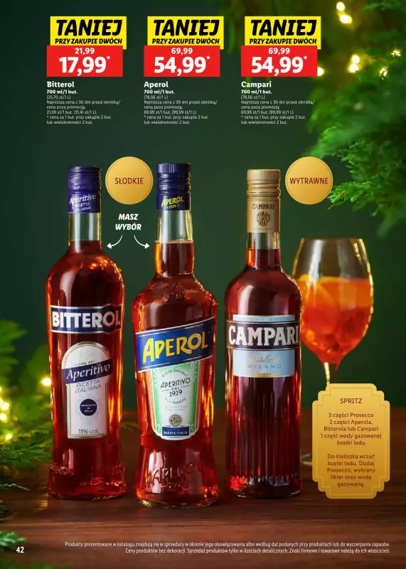 Lidl - gazetka promocyjna Katalog alkoholi mocnych i win  do soboty 04.01 - strona 42