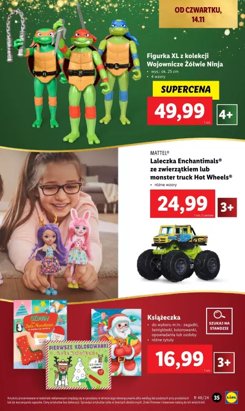 Lidl - gazetka promocyjna Katalog zabawek od soboty 02.11 do wtorku 24.12 - strona 35