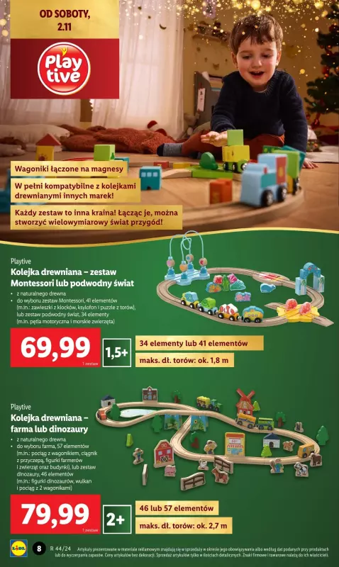 Lidl - gazetka promocyjna Katalog zabawek od soboty 02.11 do wtorku 24.12 - strona 8